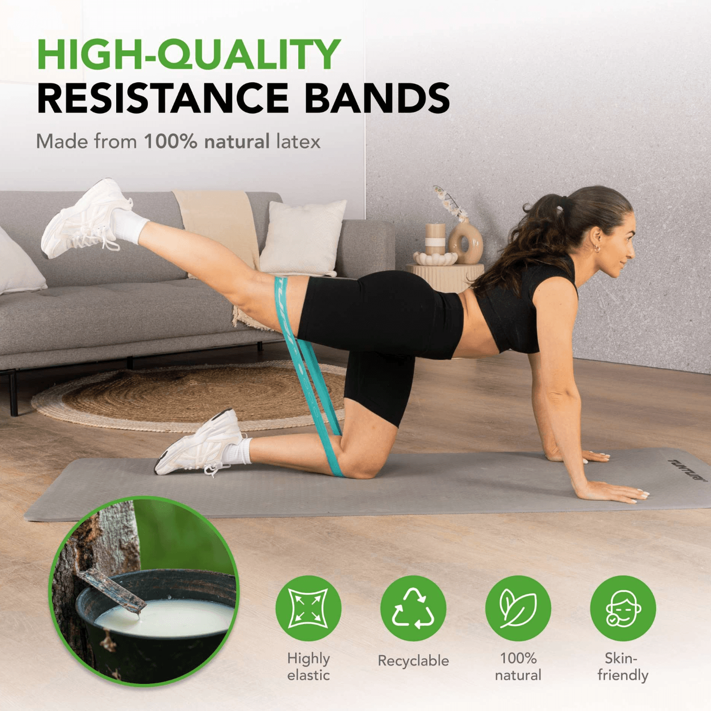 Mini Resistance Band Set 4 Piece