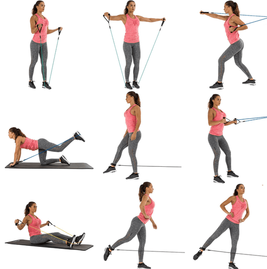 Exercise Multifunction Resistance Tubing Set