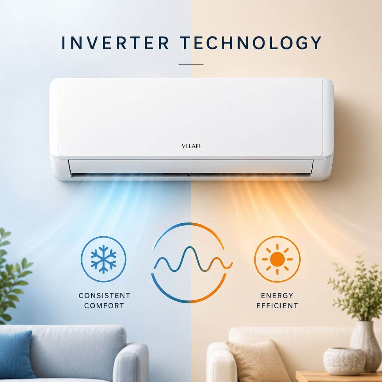 Heating & Cooling Split Air Conditioner 36000 BTU
