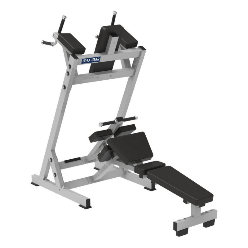 Vertical Knee Raise & Abdominal Bench & Dip Station Combo Gym Gear